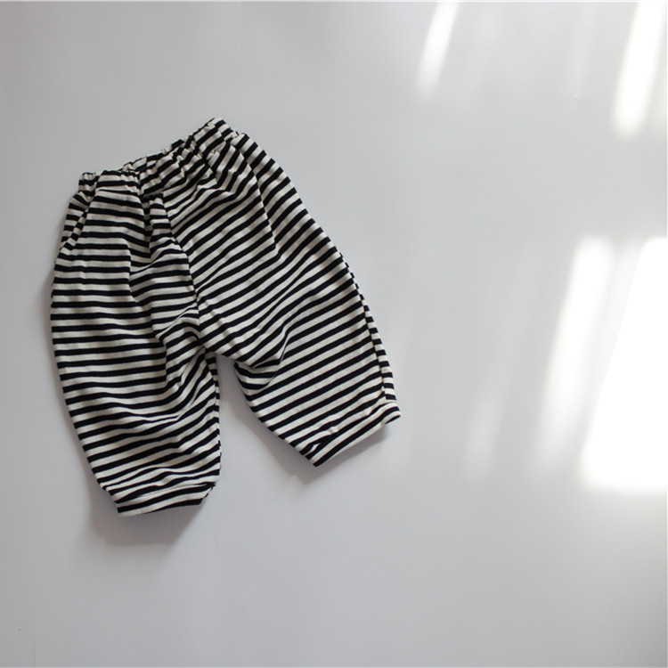 2025 Spring Children's Casual Pants Category a Boys' Pants Stretch Casual Loose Korean Style Girls' Pants Summer Easiest for Match