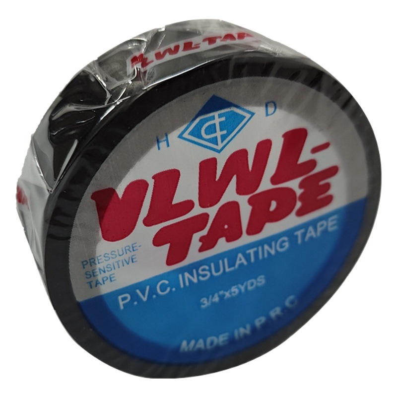 High viscosity electrical tape pvc electrical black insulation tape waterproof high temperature resistant sealing binding manufacturers wholesale