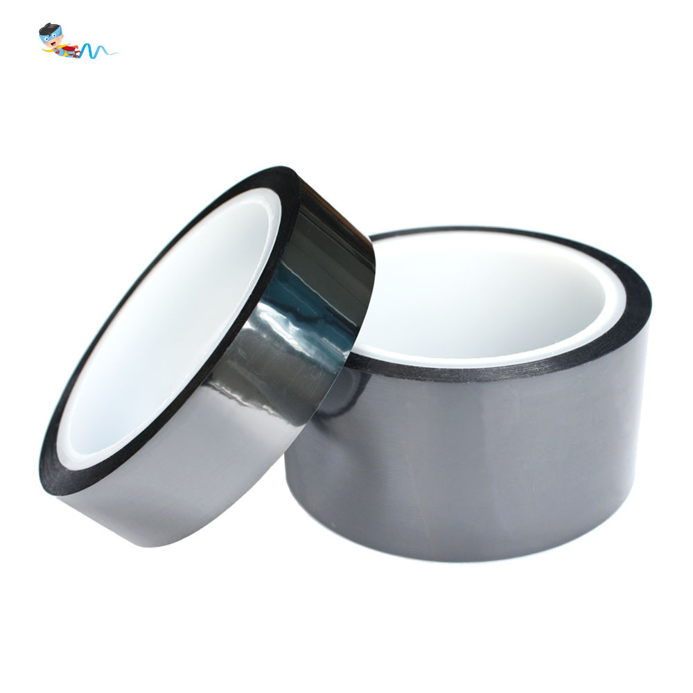 Picture of Translucent Pet Tape Esd Silver Gray Anti-Static Tape Double Anti-Esd 10 to the Power of 6-9 High Temperature Resistant Tape