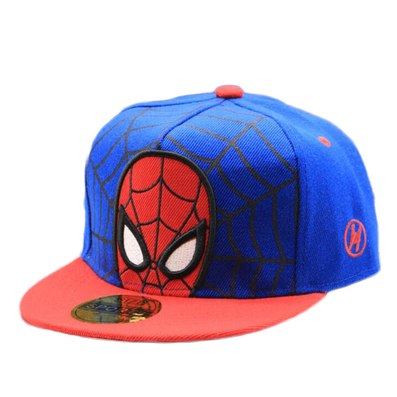 Picture of European and American Hats for Kidsren Spring New Cartoon Flat Brim Hip-Hop Hip-Hop Hats for Boys and Girls Baseball Caps