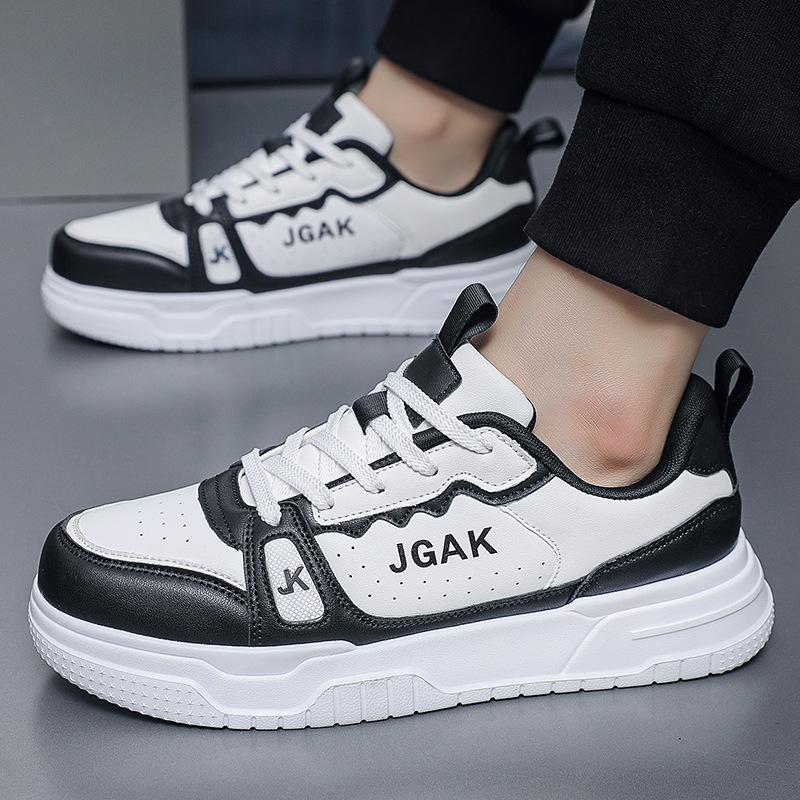 Cross-Border Large Size 50 Popular Spring White Shoes for Men, Lightweight, Breathable, Soft-Soled Sports and Leisure Versatile Sneakers for Men