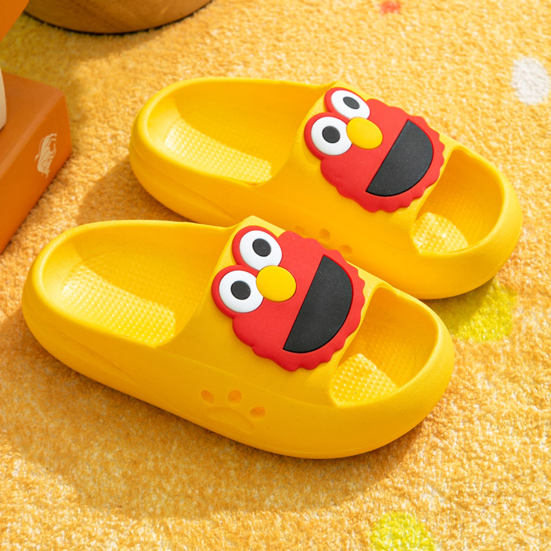 Picture of EVA Children's Slippers Cute Cartoon Boys and Girls Baby Children's Bean Shoes Big Children's Parent-Child Summer Slippers