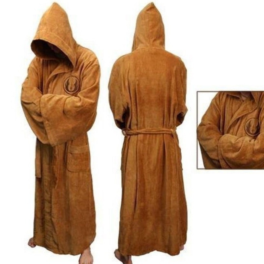 Picture of Autumn/Winter Men's cosplay Star Wars Jedi Knights Pajamas Galactic Empire Bathrobe Nightgown Warrobe Revamped