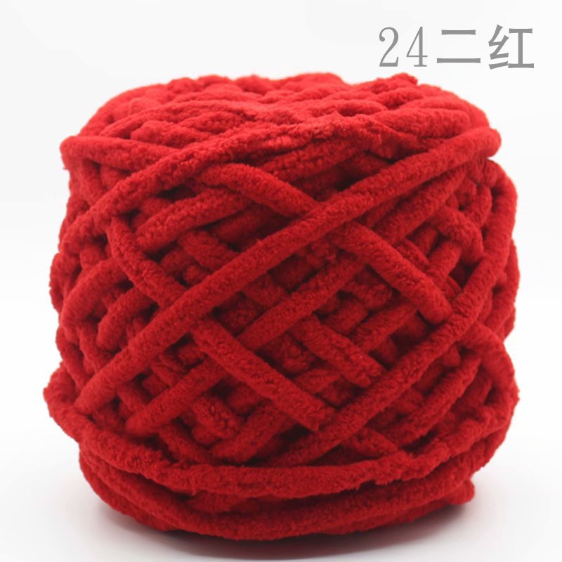 Picture of Ice Strip Yarn Single Strand Ice Strip Yarn Crochet Shoe Yarn Small Ice Strip Handmade Carpet Yarn Thick Yarn Scarf Yarn Ball