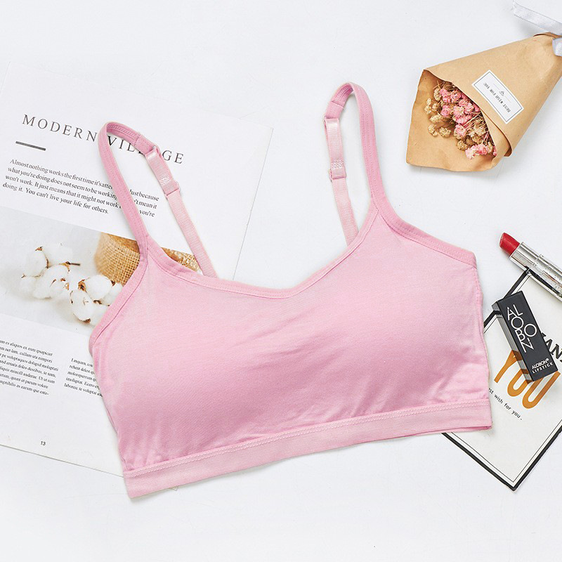 Picture of European and American Foreign Trade Breathable Short Camisole Beautiful Back Bra Fixed Cup No Steel Ring Wrap Breast Tube Top Underwear bra