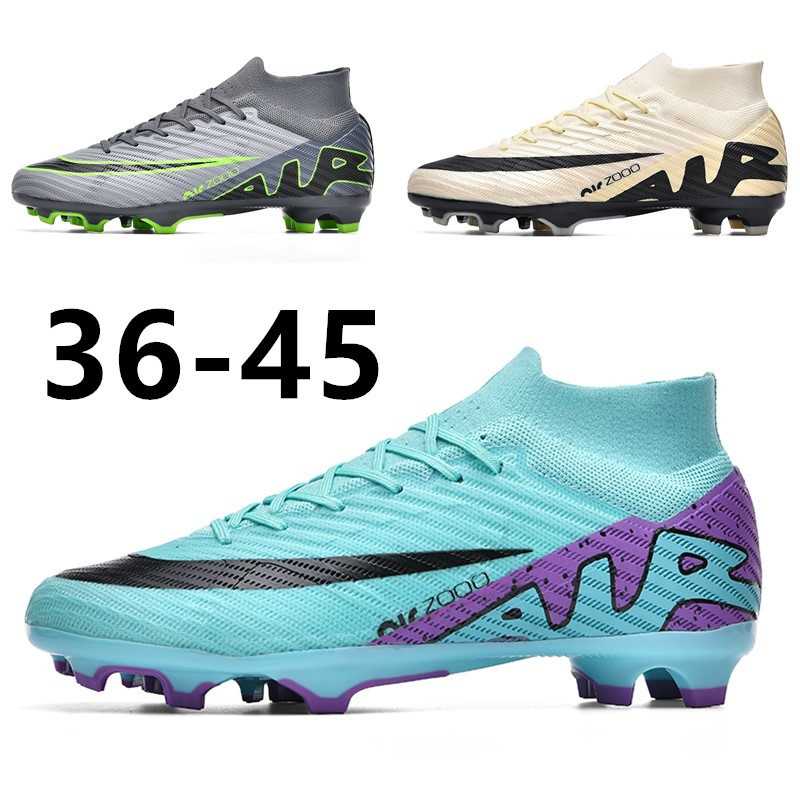 Cross-border New Spike 15 Football Shoes Boys and Girls Low-top Competition sneaker AG Spike Student Lawn Training Shoes