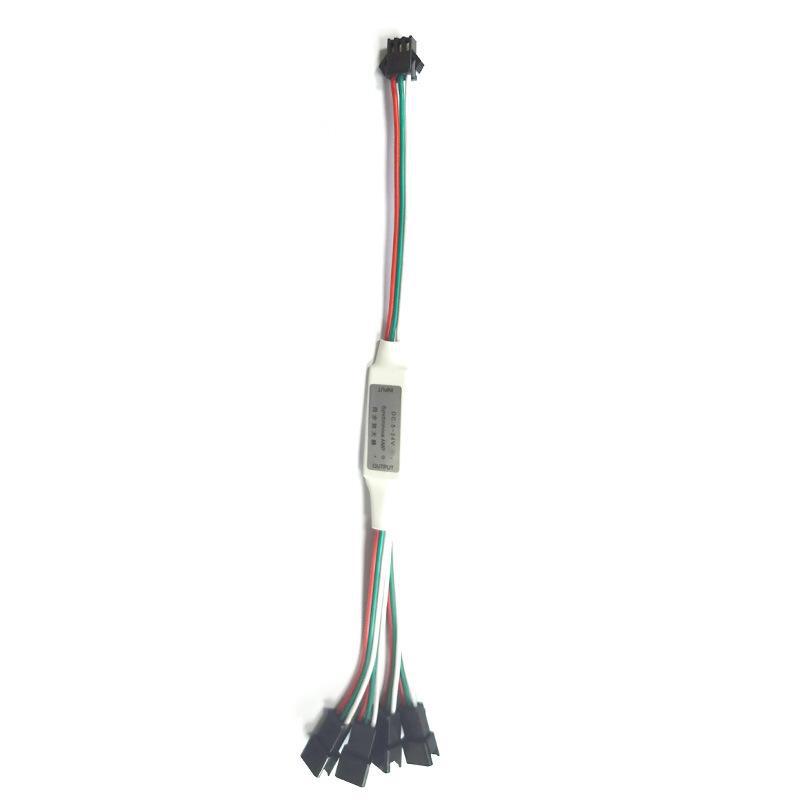 Picture of SP901E Phantom Lights with SPI Amplifier Multi-Channel Flow Back-flow Racing Synchronous Full-color Signal Expansion Sub-control