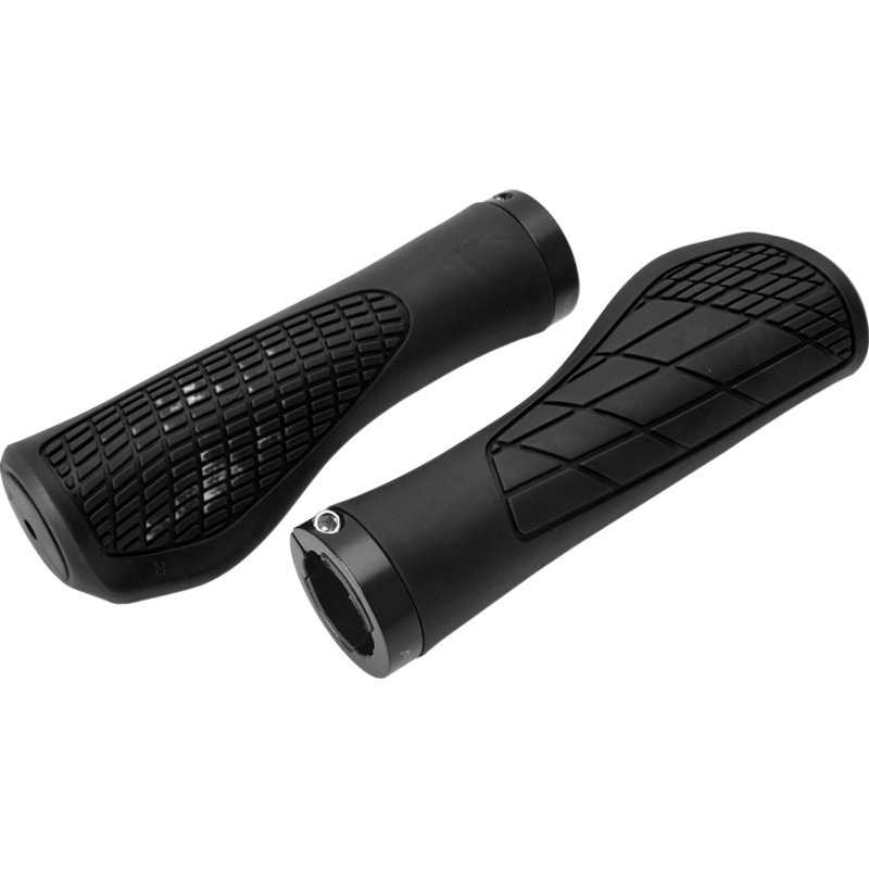 Cross-border bicycle handlebar rubber handle cover single lock non-slip folding bicycle mountain bike riding meat ball grip gloves