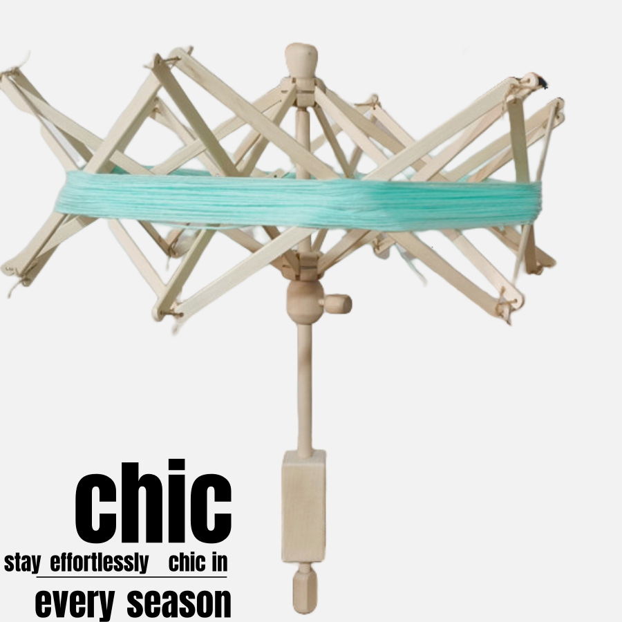 Cross-Border Wooden Winding Machine, Hand-Cranked Quick Winding, Wool Winding, Umbrella Stand, Handmade DIY Knitting Tools