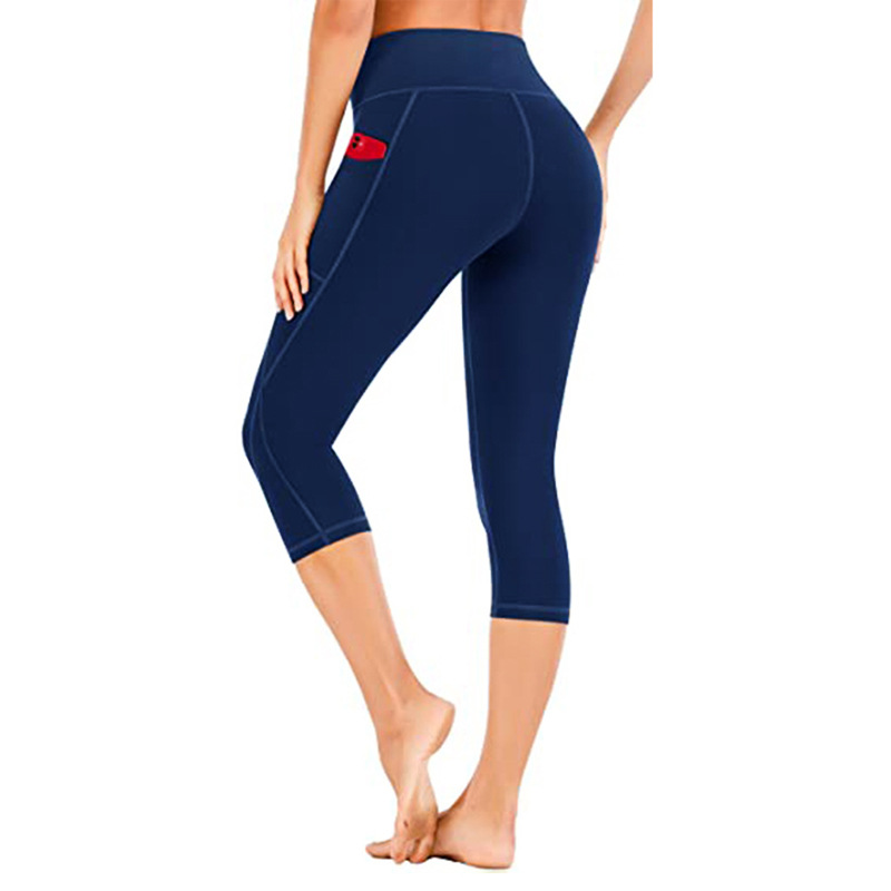 Picture of Cross-Border New Three-Quarter Pants, Multi-Color Sexy Yoga Wear Leggings, Fitness Pants, Slim Fit, Hip-Lifting, High-Waisted, Cross-Border Hot Sale