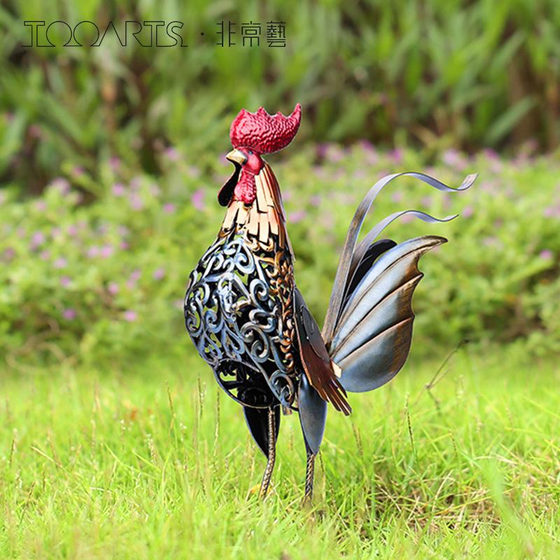 Picture of Cross-border Crafts Home Decorations Desktop Ornaments Living Room Entrance TV Cabinet Creative Personalized Chicken Small Objects