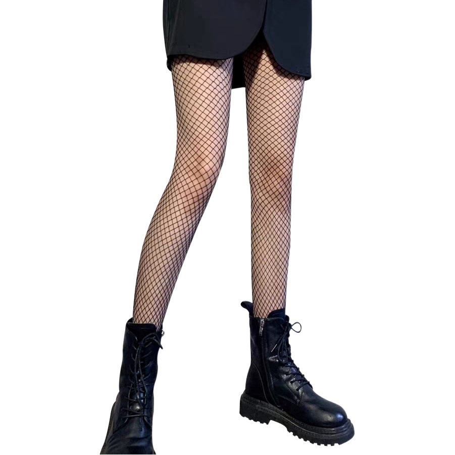 Fishnet socks jk stockings female critical attack black silk screen red popular anti-snagging silk bottoming socks spring and summer ultra-thin socialite style