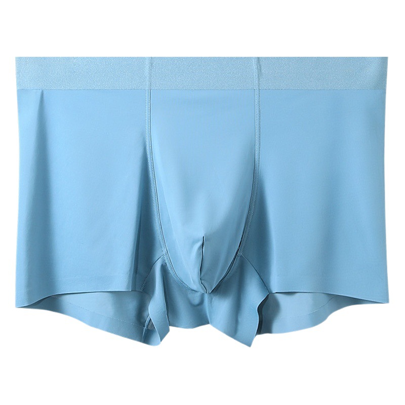 Men's Underwear Men's Ice Silk Non-marking Boxers Comfortable Breathable Summer Thin Sports Four-corner Personalized Short Pants