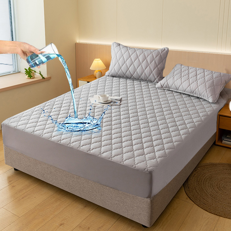 Picture of African Europe North America Japan Asia Temu Export Amazon Cross-Border Waterproof Fitted Sheet Urine Barrier Mattress Protector