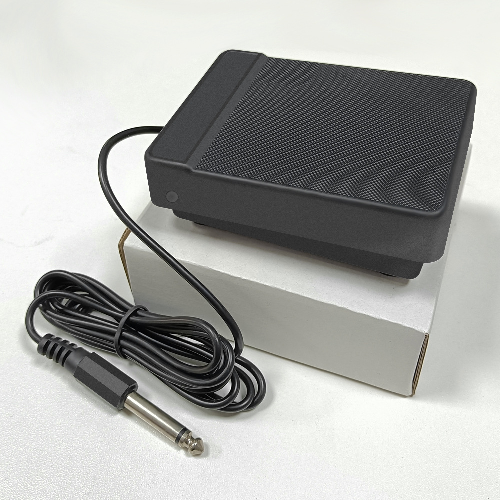 Picture of Guanyin Pedal Electronic Piano Pedal Big Head Pedal Instrument 6.35 Head Pedal Double Pedal Single Pedal