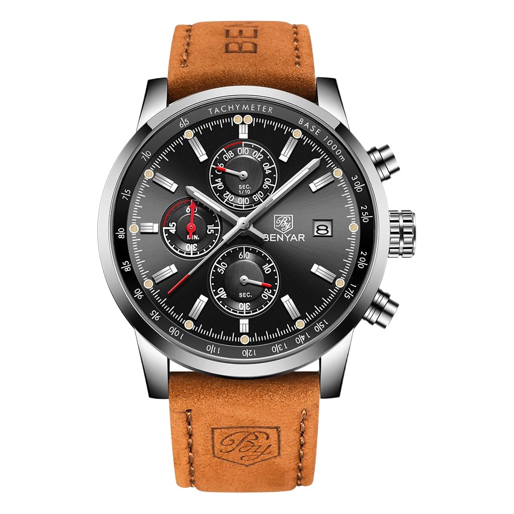 Binya sports outdoor multi-functional belt men's watch men's waterproof hot quartz watch wholesale 5102