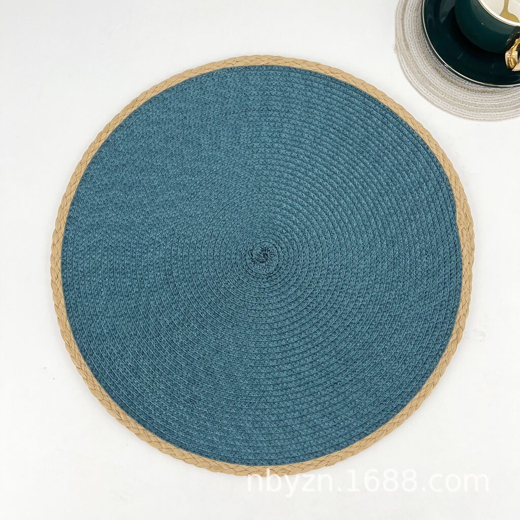Picture of PP insulation table mat hotel western restaurant European simple natural outdoor festival activities can be wholesale mixed batch