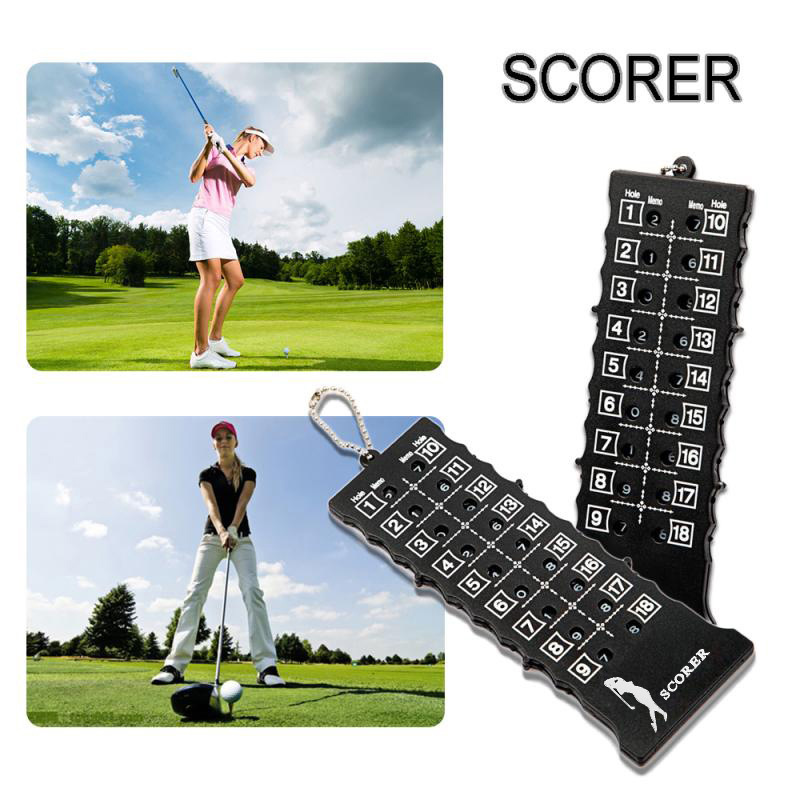 Golf Scorer Bar Scorer 18-hole Scoring Board Convenient to Carry Golf Bar Scorer