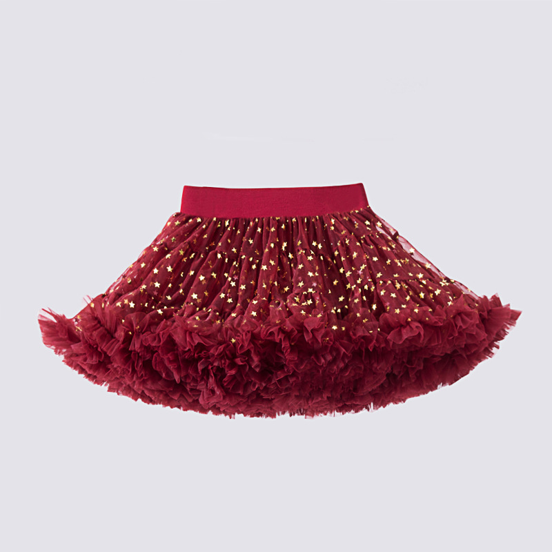 Picture of Tutu Skirt Girl's Skirt Christmas Explosion Cross-border Dark Green Mesh Skirt Girl's Skirt Children's Skirt