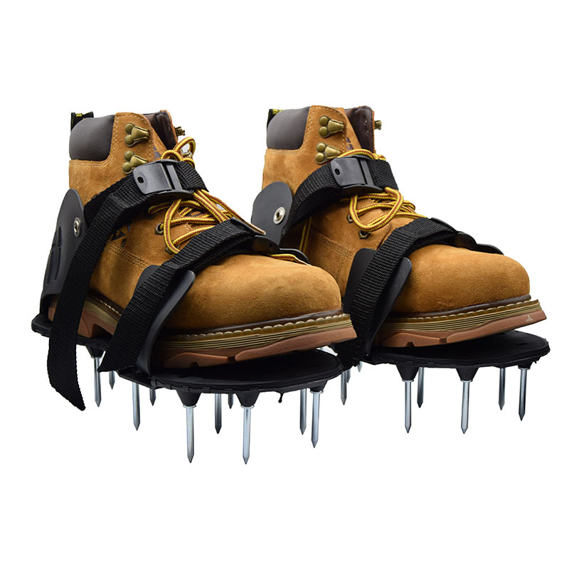 2024 New Garden Lawn Nail Shoes Strap Lawn Inflatable Shoes Garden Gardening Garden Tools Aerated Aeration Shoes