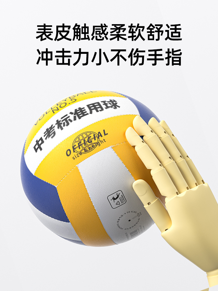 Picture of Hengbo senior high school entrance examination volleyball No. 4 No. 5 children junior high school students special examination Soft Hard row No. 5 Training Competition