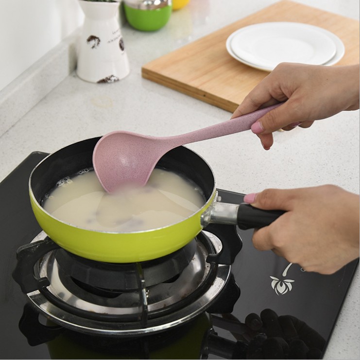 Picture of Creative kitchen green leaf colander turtle leaf spoon noodle spoon spoon spoon spoon drain daily necessities tools cooking spoon shovel