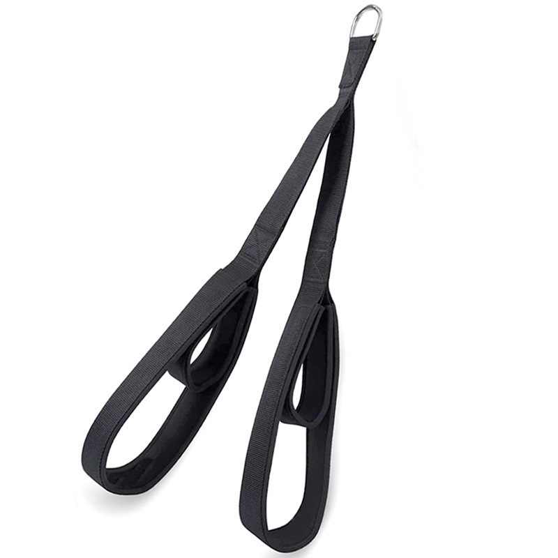 Double-headed rope triceps brachii rope pull rope down pressure comprehensive training device pull rope fitness equipment material big bird accessories