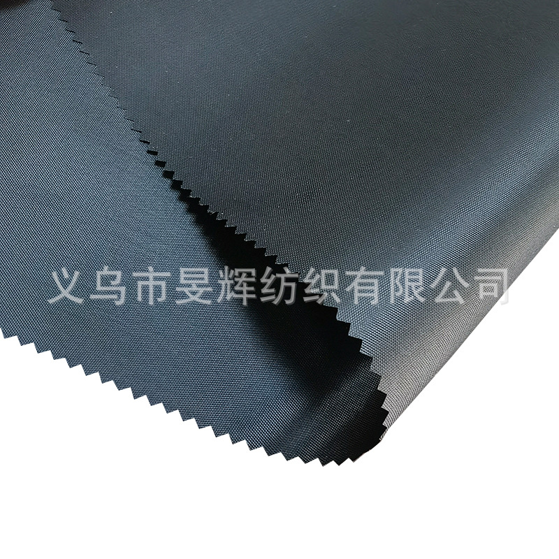 Black 210D Oxford cloth luggage cloth 15*19 black silk cloth does not fade (5 color fastness) polyester fabric
