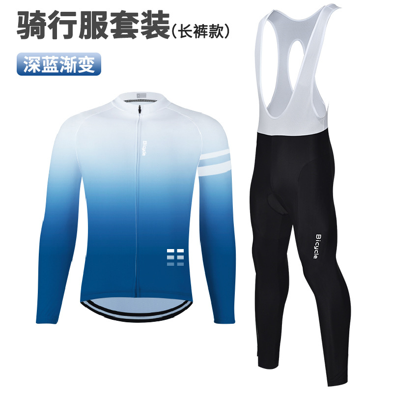 Picture of Cycling Clothing Long-Sleeved Suit Spring & Fall Breathable Quick-Drying Cycling Clothing Mountain Bike Road Bike Cycling Equipment