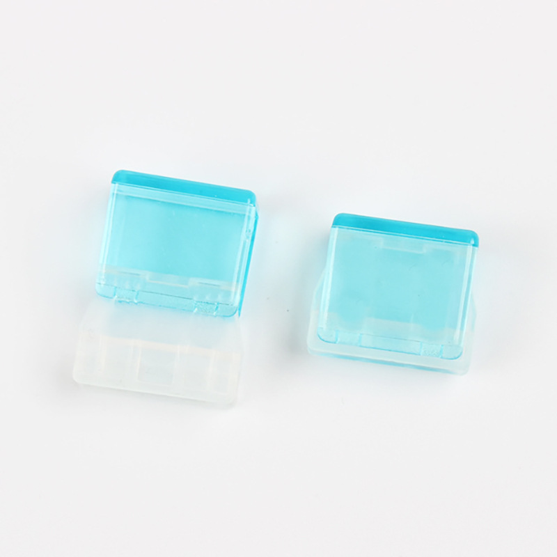 Picture of Candy-colored transparent push clip for examination paper notes document storage clip push clip student data classification long tail clip