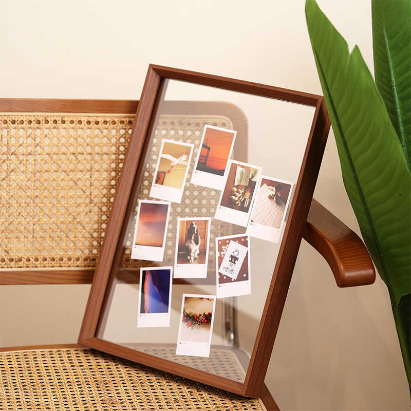 Picture of Polaroid Photo Frame Small Card Display Frame Postcard Photo DIY Table Concert Ticket Collection Frame Storage