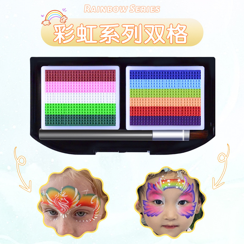 Picture of Children's Human Face Painting suit Festival Comic-Con Makeup 3D Painting Pigments Water-soluble Washable Pigments