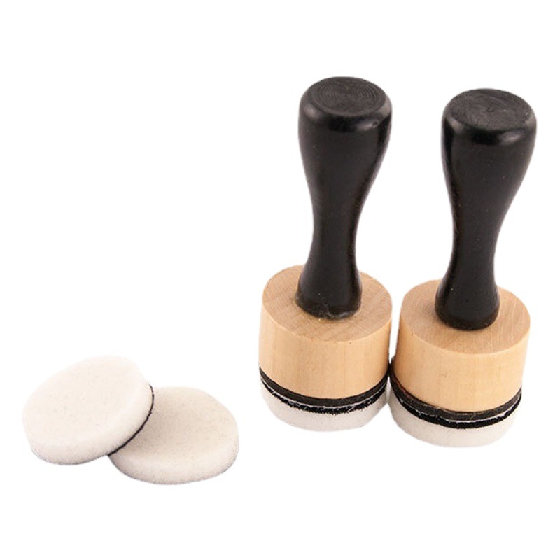 Shutter seal auxiliary tool round head wooden handle brush color coloring sponge brush TL012
