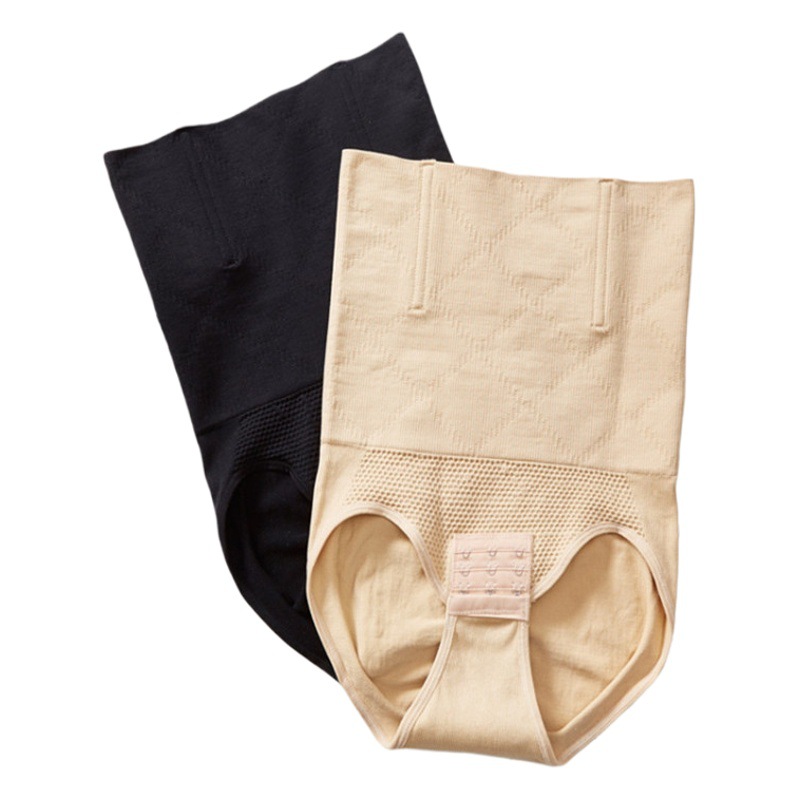 Cross-Border Popular Postpartum High-Waisted Seamless Tummy Control Panties for Women, Body Shaping Butt-Lifting Pants, Open-Crotch Shapewear, Foreign Trade Shapewear Three