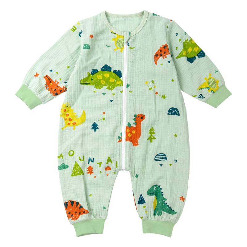Baby Split-Leg Sleeping Bag Baby Gauze Type a Pure Cotton Thin Anti-Kick Quilt Newborn Air-Conditioned Home Clothes Antibacterial