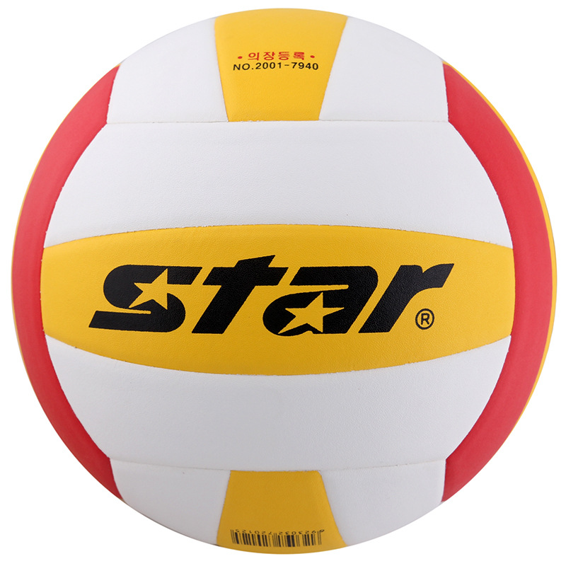 Picture of Star/Shida Volleyball VB4025-34 PU Senior High School Entrance Examination University Adult Beach Standard Indoor Training No.5 Ball