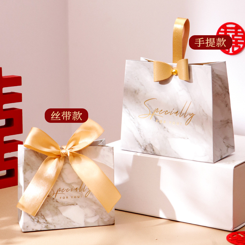 Picture of New Wedding Candy Box, Special Wedding Candy Box, Portable Wedding Candy Bag, High-End Candy Packaging Box, Empty Box Wholesale