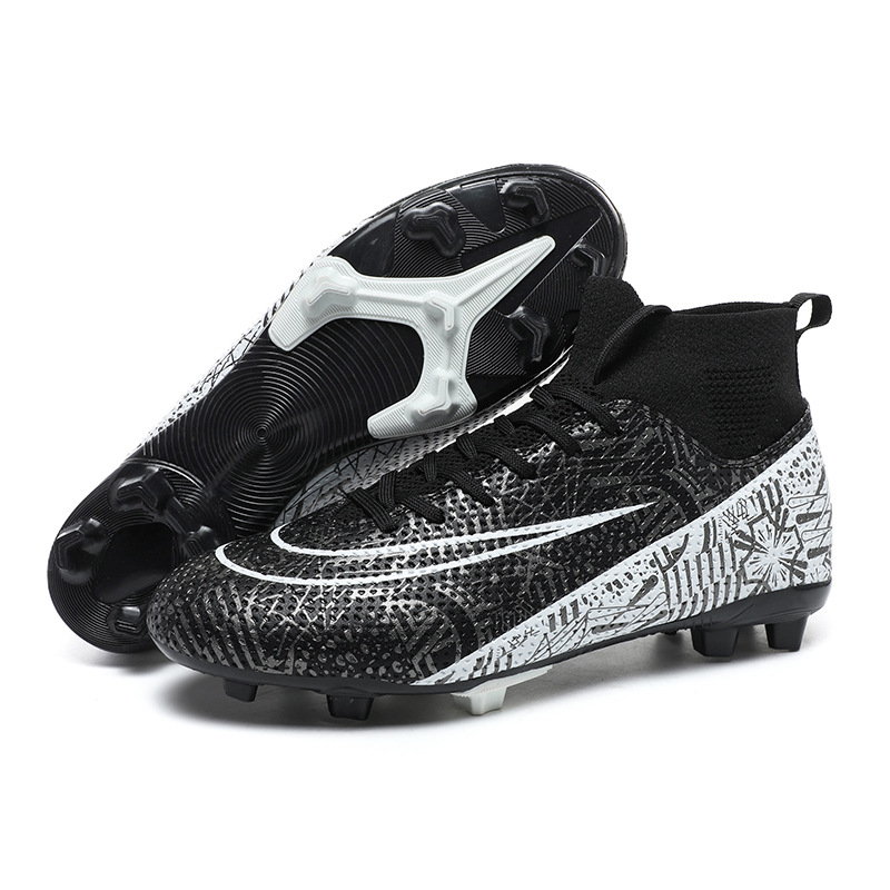 Picture of Football Shoes Children's Training Special Assassin Ronaldo Summer Breathable Non-slip Competition sneaker High-top AG Spike TF