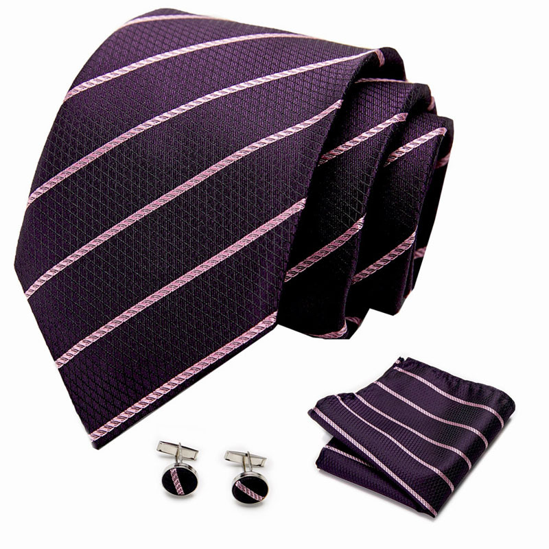 Picture of New Tie in Stock Cross-Border Hot Selling Tie Manufacturer Business Men's Formal Tie Set Ready-Made Fashion Accessories