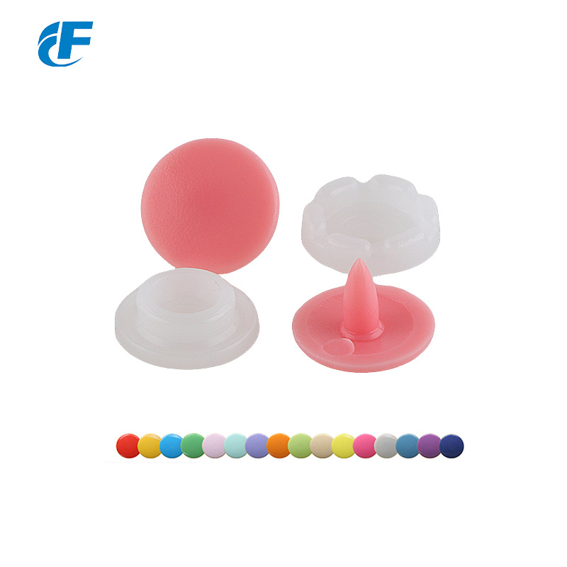 Plastic Snap Fasteners for Workwear, Raincoat Fasteners, Hidden Buttons for Baby Clothing, T3T5T8 Buttons for Protection