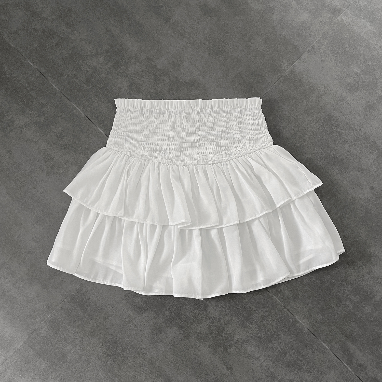 Summer fashion cake skirt white puffy skirt high waist skirt hot girl skirt skirt black ballet skirt women