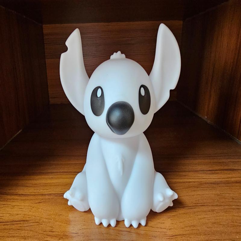 Stitch Anime Figure New Cartoon Silicone Night Light Colorful Atmosphere Light Luminous Toy Table Lamp Ornament