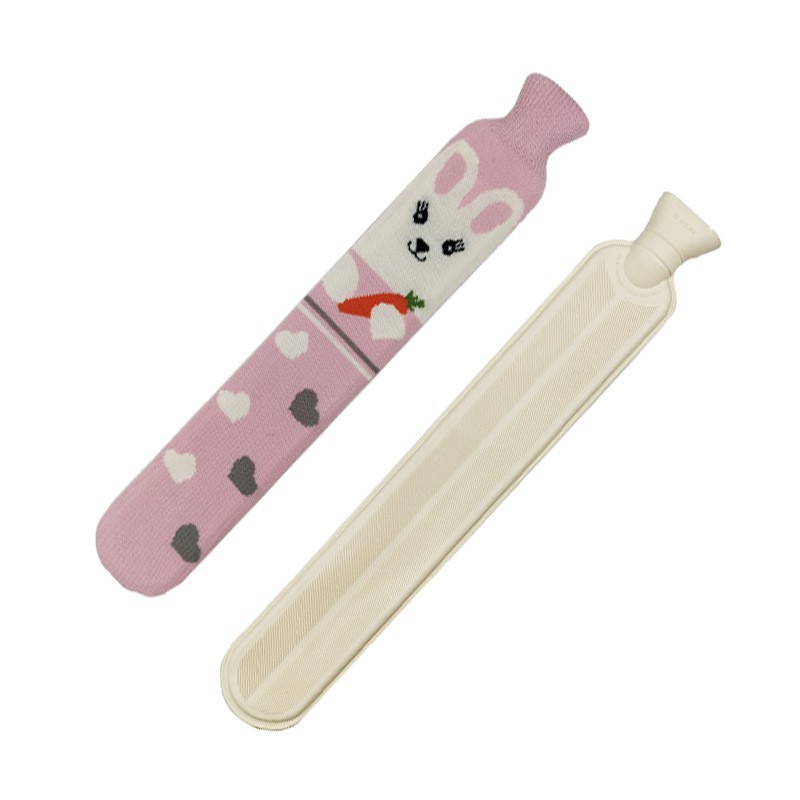 Picture of Belt hot compress warm hand water bag warm shoulder neck plush rubber hot water bag Flushing strip warm hand treasure spot wholesale