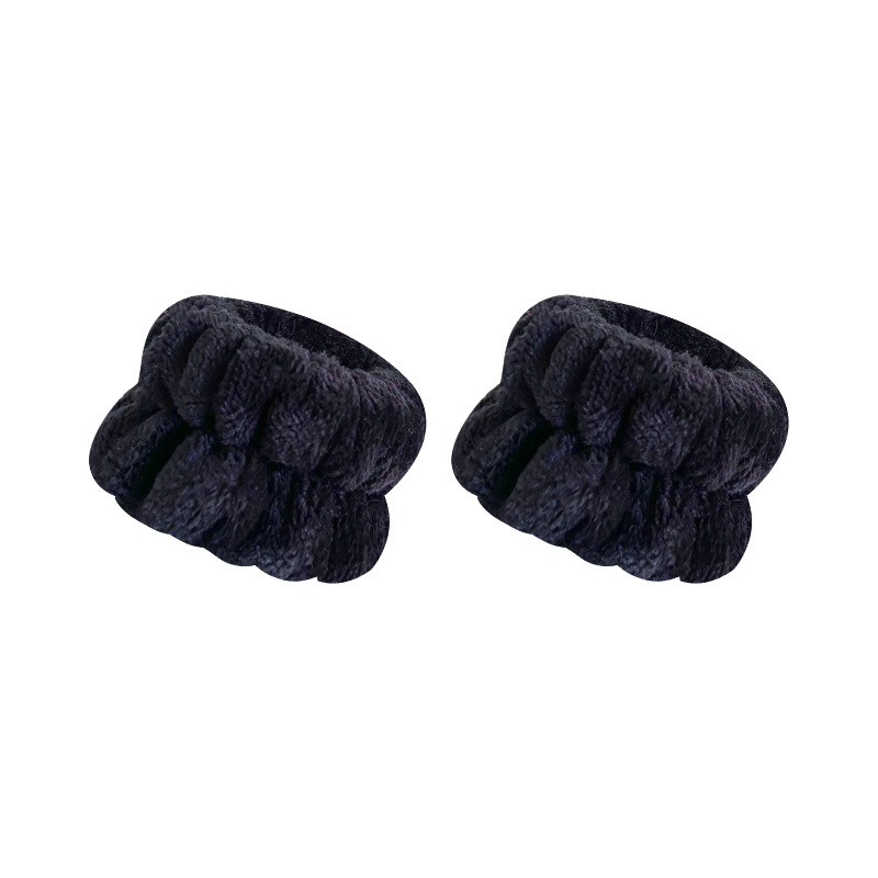 Picture of Cross-border plush face-washing wrist strap moisture-proof cuff women's waterproof wristband sports bracelet Europe and the United States solid color hair band wholesale
