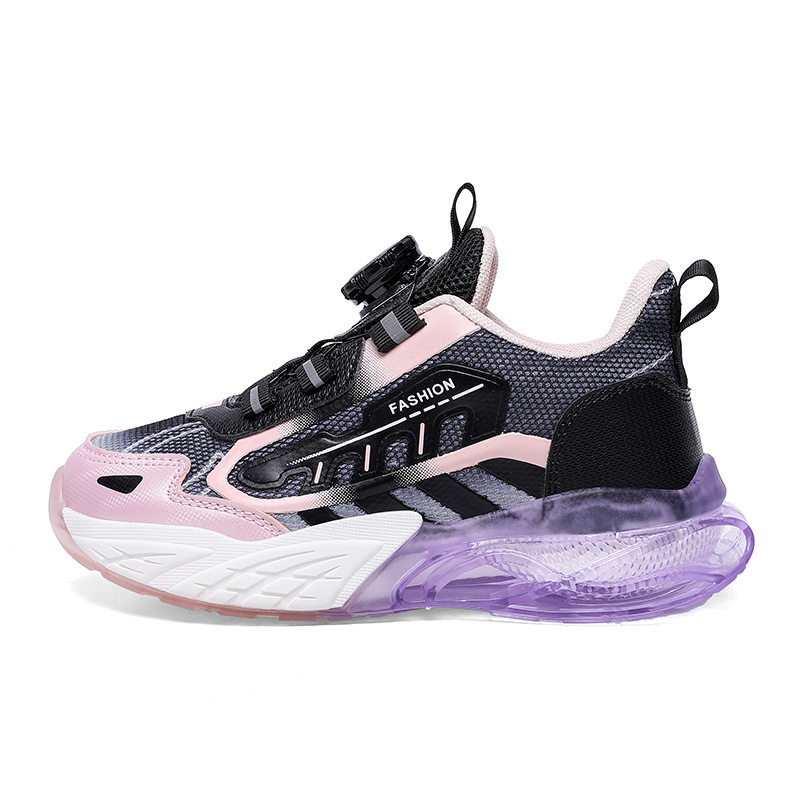 Picture of Batch of children's sports shoes 2024 spring and autumn new boys mesh breathable running shoes big children's button dad shoes