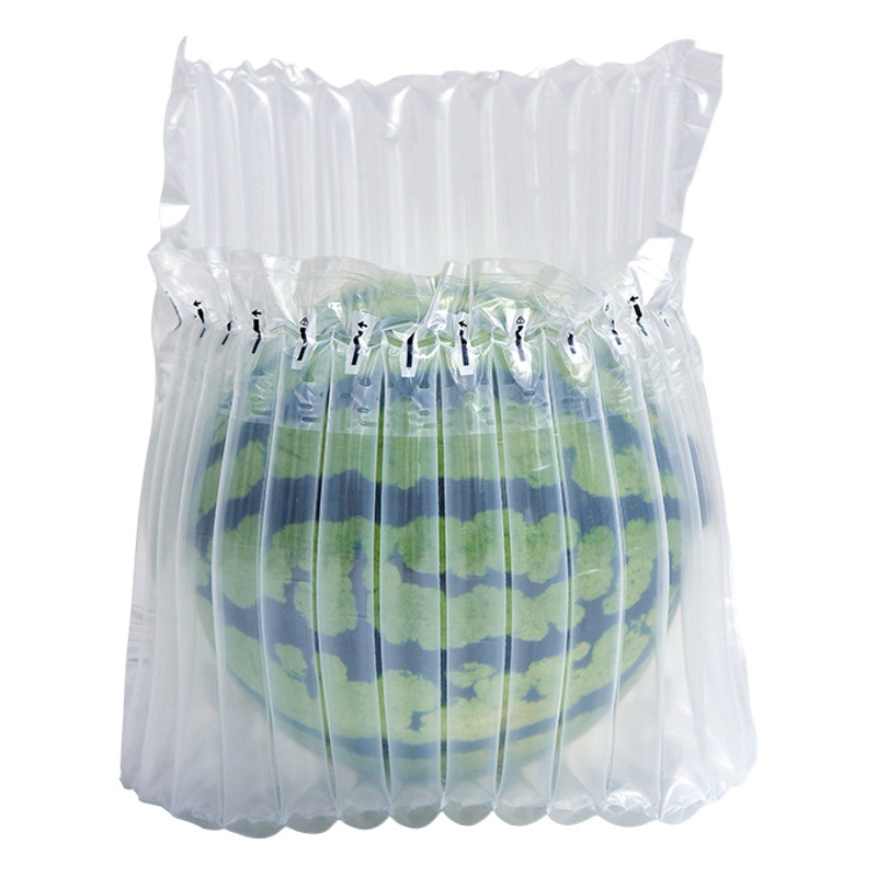 Shockproof inflatable bag spot Hami melon bubble column bag wholesale air column coiled material thickened watermelon air column bag packaging