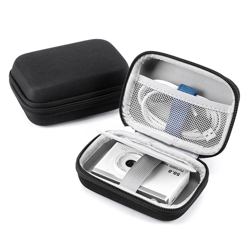 Ccd Camera Bag Hard Shell Cartoon Kidsren's Card Camera Eva Packaging Box Digital Accessories Organizer Headphone Storage Box