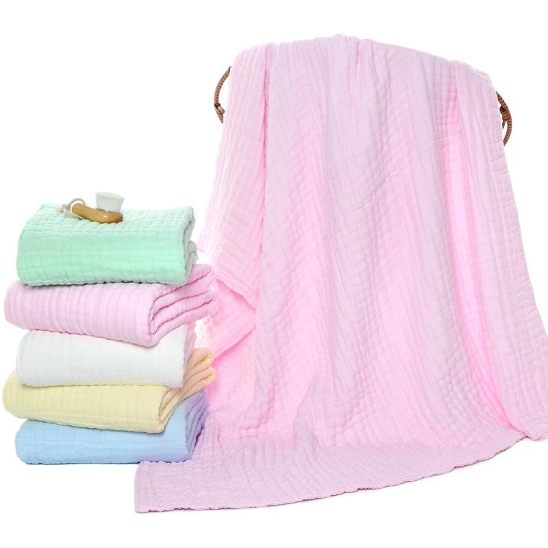 110*110 high-density pure cotton gauze children's quilt baby soft skin-friendly cover blanket baby absorbent towel quilt