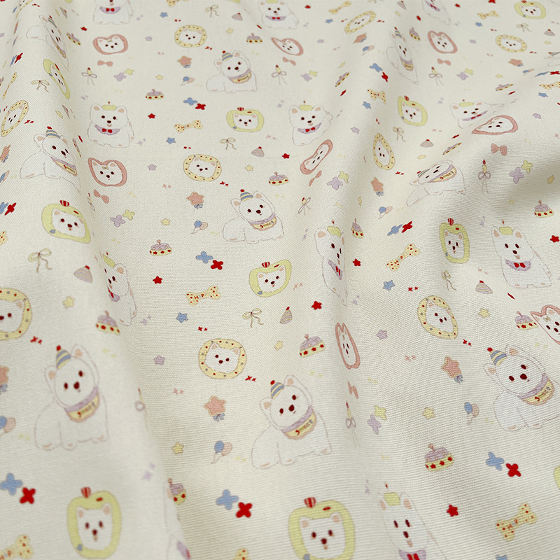 All-Cotton Canvas Dog Birthday Party 1.5m Pieces Width 1.0m Price Package Jacket Vest Handmade DIY Fabric