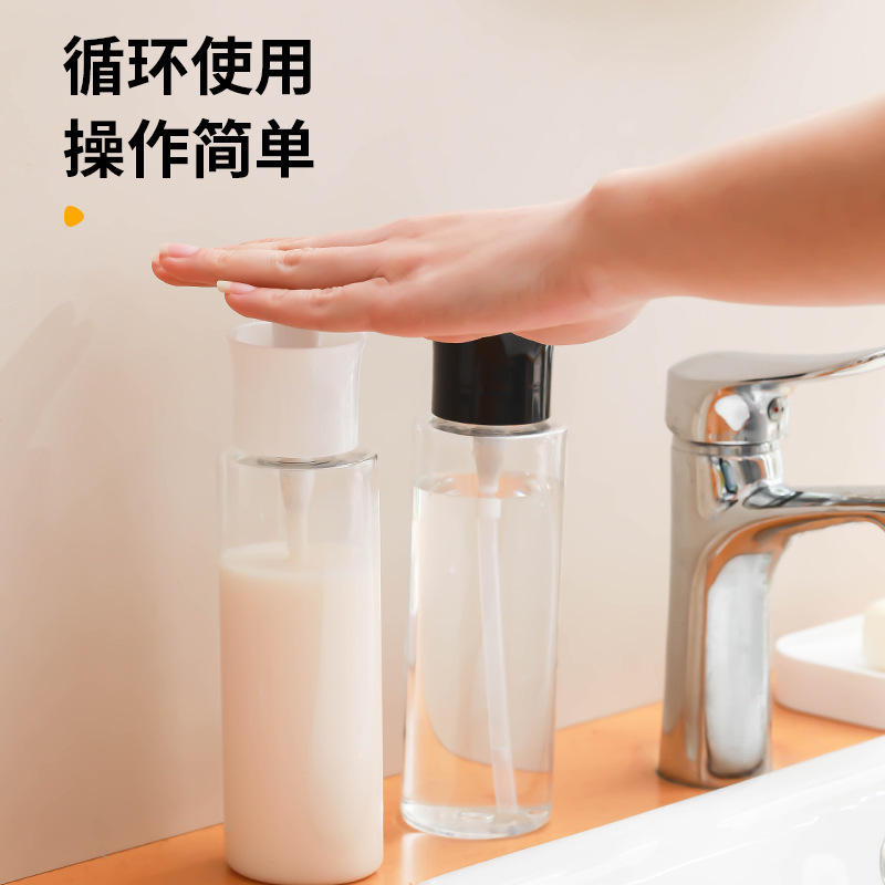 Makeup remover bottled kitchen detergent bathroom lotion hand sanitizer body bottled transparent cosmetic bottle